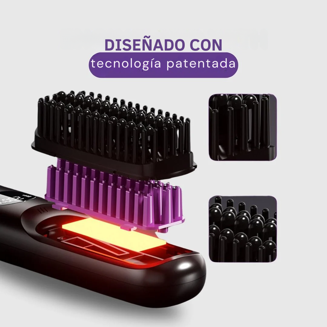 Cepillo Alisador Portátil Numoya - GoBrush PRO