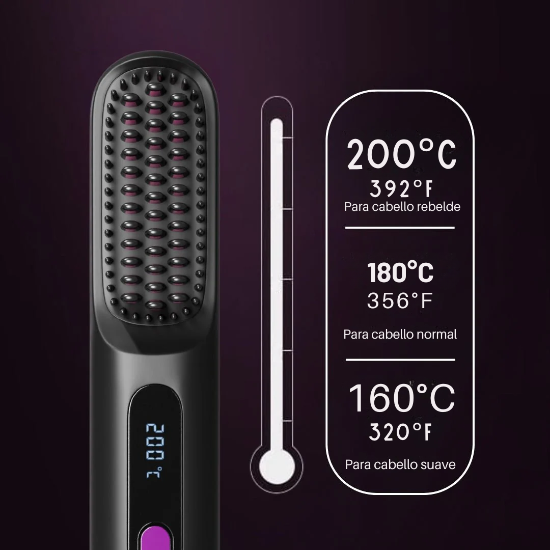 Cepillo Alisador Portátil Numoya - GoBrush PRO