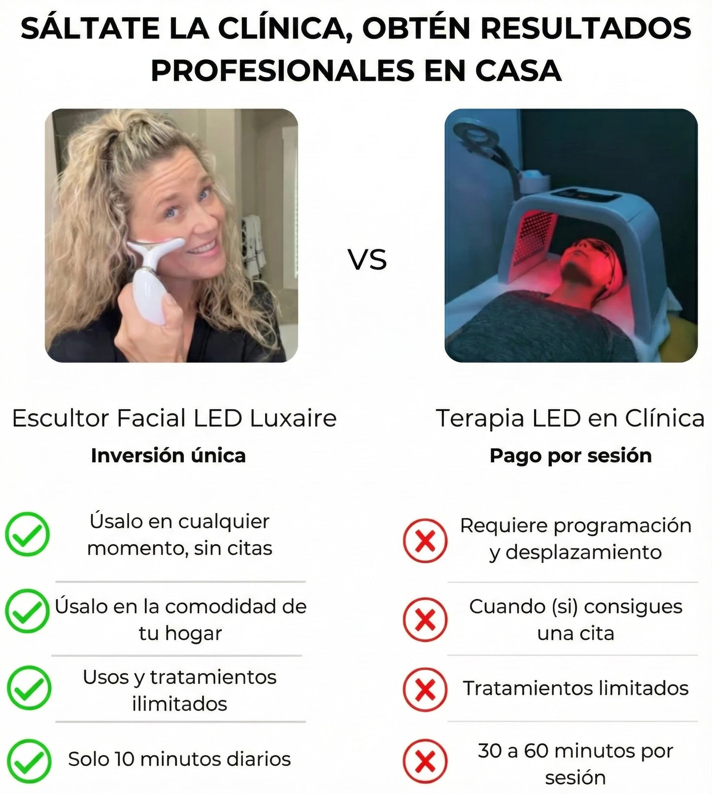 7-en-1 Luxaire Facial Sculptor